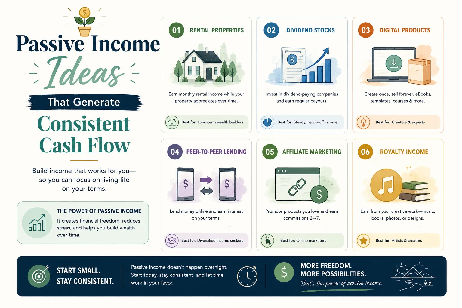 Passive Income Ideas That Generate Consistent Cash Flow