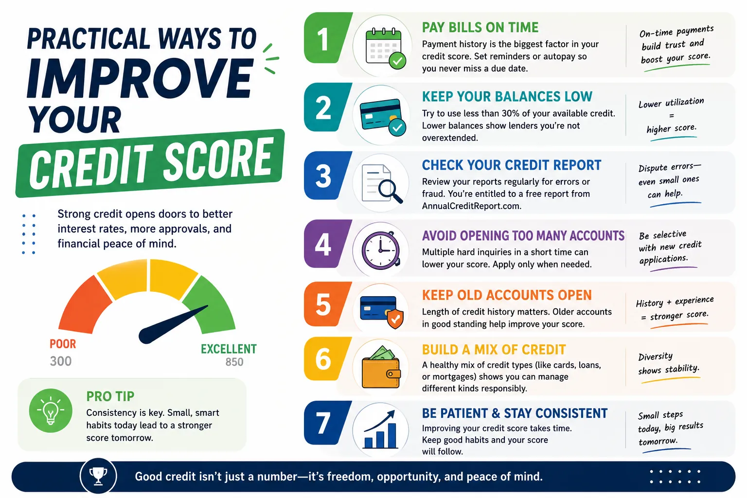 Practical Ways to Improve Your Credit Score