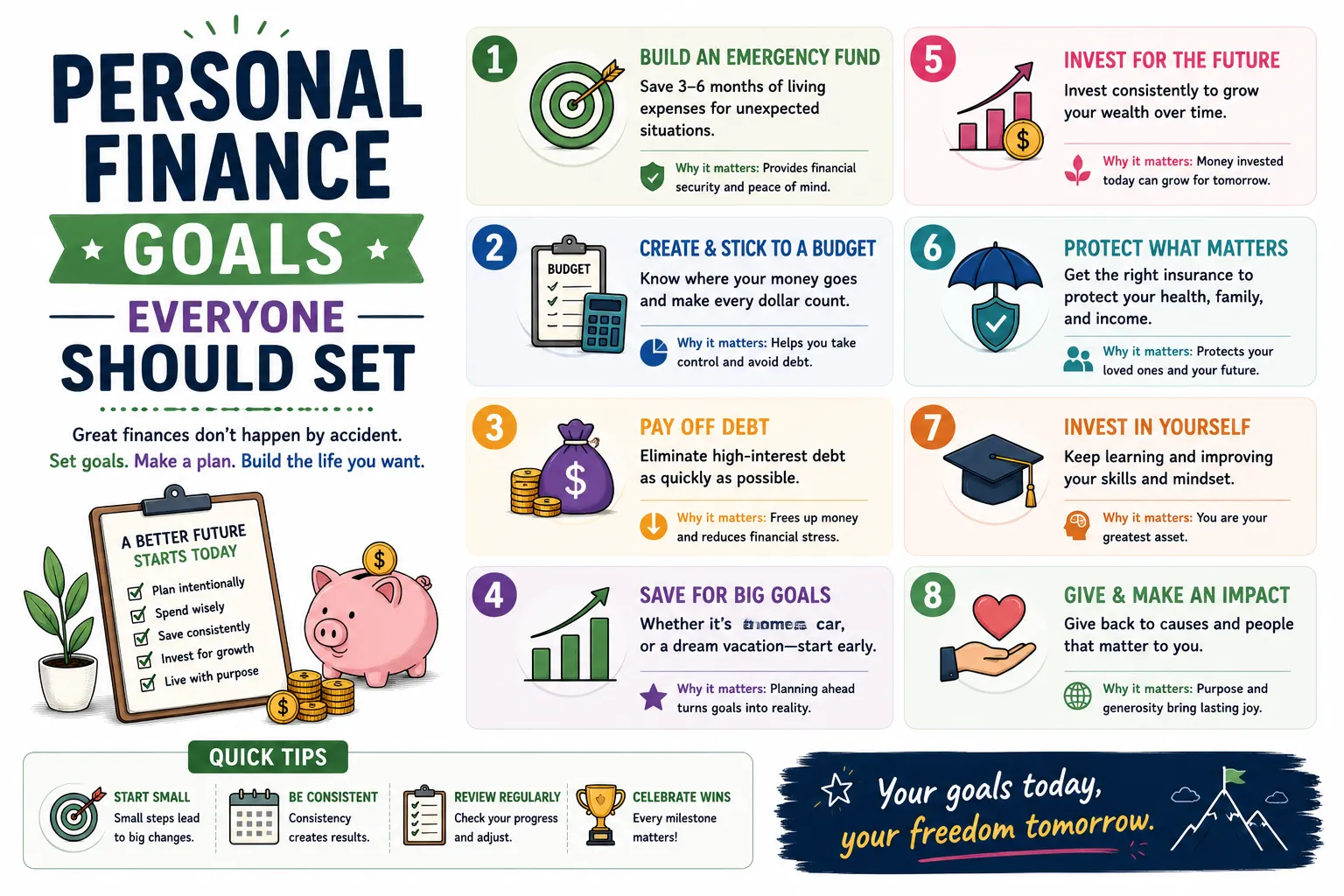 Personal Finance Goals Everyone Should Set